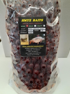 Boilie v dipu - Hmyz/Jahoda/Chilli - 5kg - 20mm